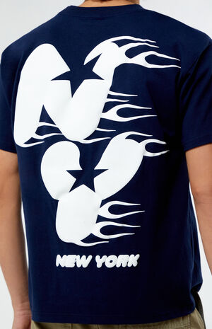 Fiery NY Puff Boxy Cropped T-Shirt image number 2