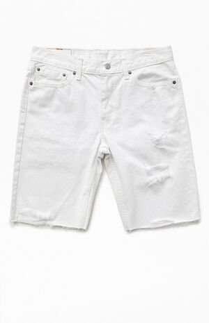 White 511 Slim Cutoff Denim Shorts image number 1