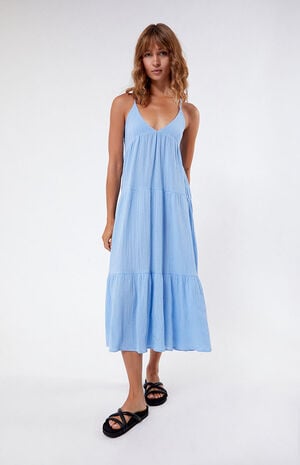 Cleo Tiered Midi Dress image number 1