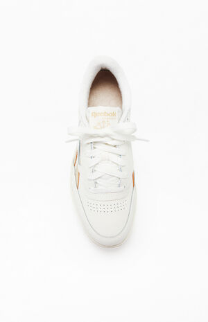 Women's Beige Club C Double Revenge Sneakers image number 5