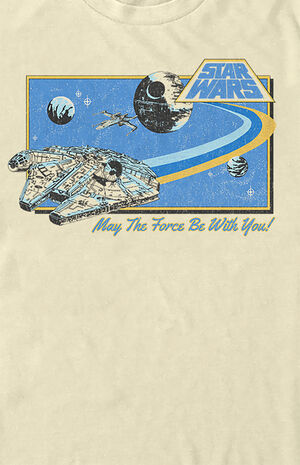Vintage Star Wars Falcon T-Shirt image number 2