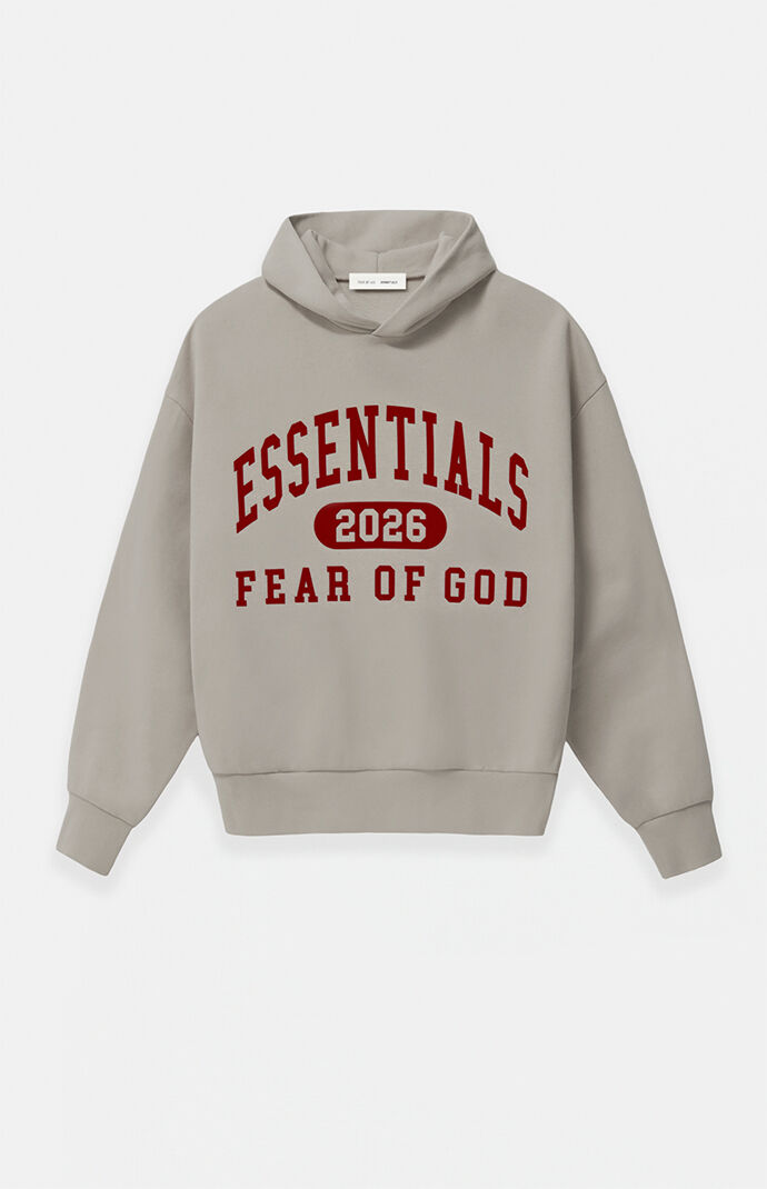 Fear of God ESSENTIALS Smoke Grey Classic Fit Hoodie