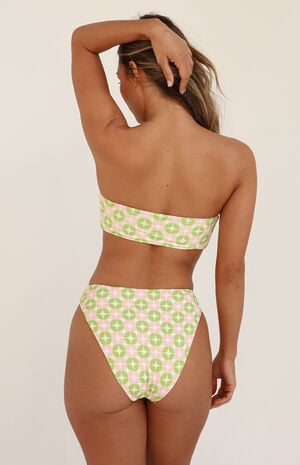 Seashore High Waisted Cheeky Bikini Bottom image number 3