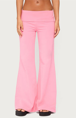 Wide Leg Foldover Pants image number 1