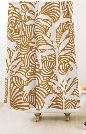 Gold Shower Curtain image number 2