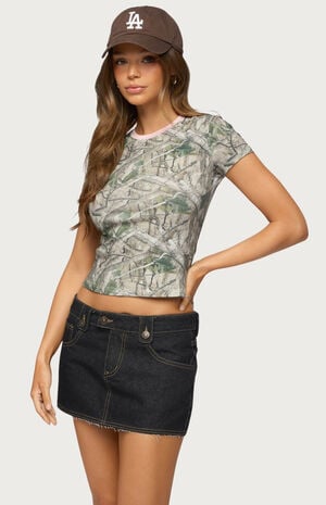 Alaia Contrast Camo T-Shirt image number 2