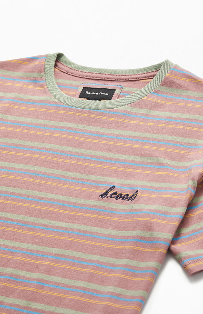 Embroidered Striped T-Shirt