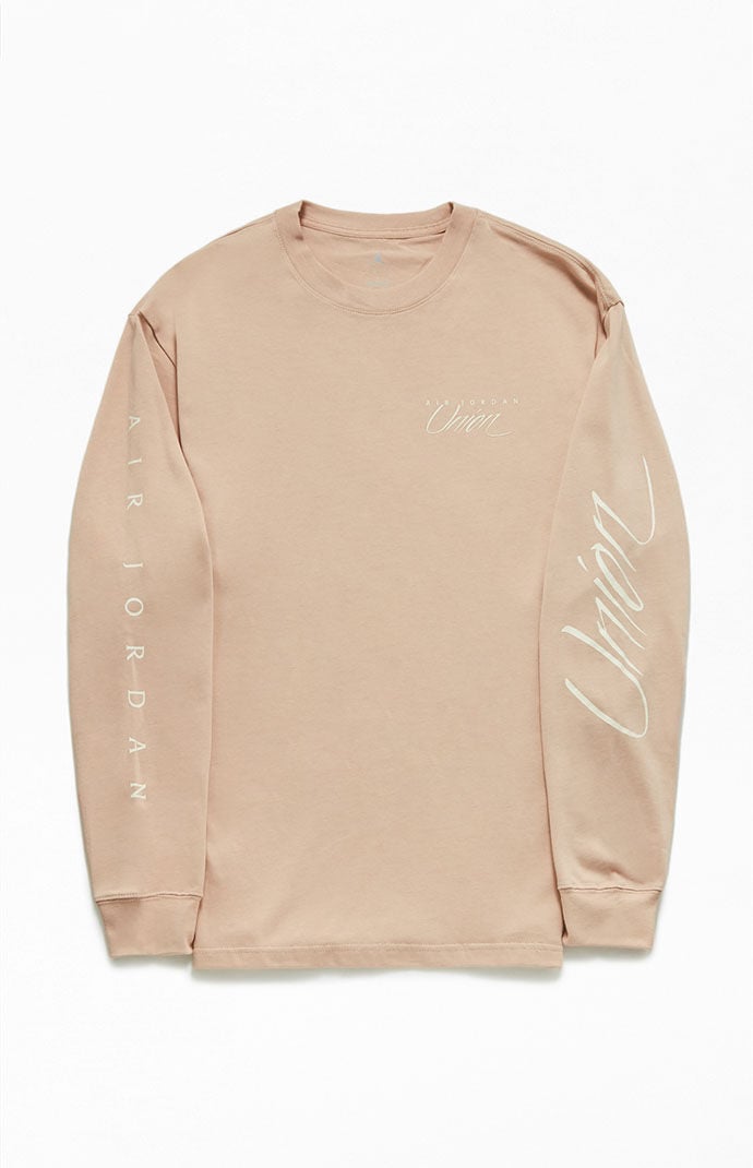 Rose gold jordan shirt top