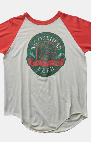 2000s Moosehead Beer Crew Neck T-Shirt image number 3