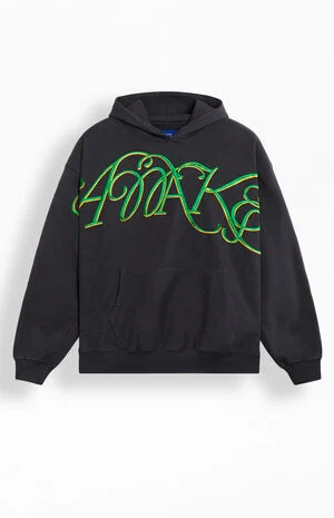 Script Oversized Hoodie image number 1