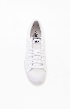 adidas Women's White Nizza Platform Sneakers | PacSun