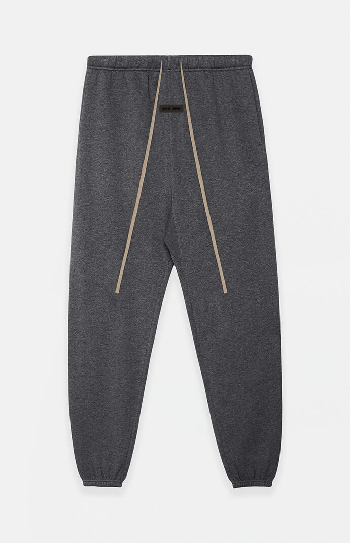 Fear of God ESSENTIALS Charcoal Heather Classic Fleece Sweatpants