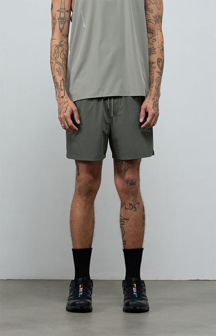 A.R.C. Active Olive Running Shorts