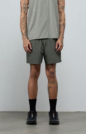 Active Olive Running Shorts image number 2