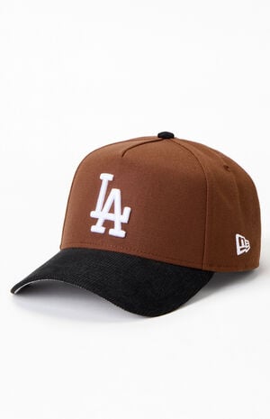 LA Dodgers Tiramisu A-Frame 9FORTY Snapback Hat image number 4
