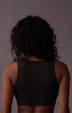 Women's Off Black Sport Tank Top image number 4