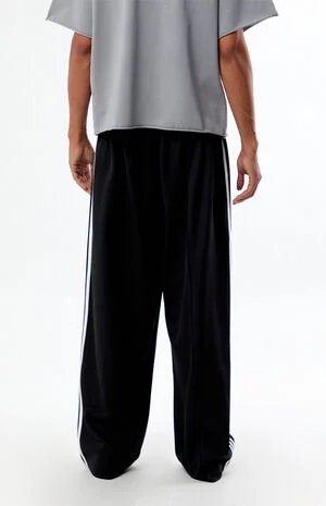 Black&nbsp;Baggy&nbsp;Track Pants image number 4