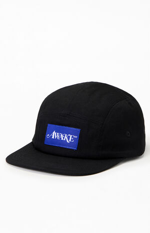 Black Classic Logo 5 Panel Hat image number 4