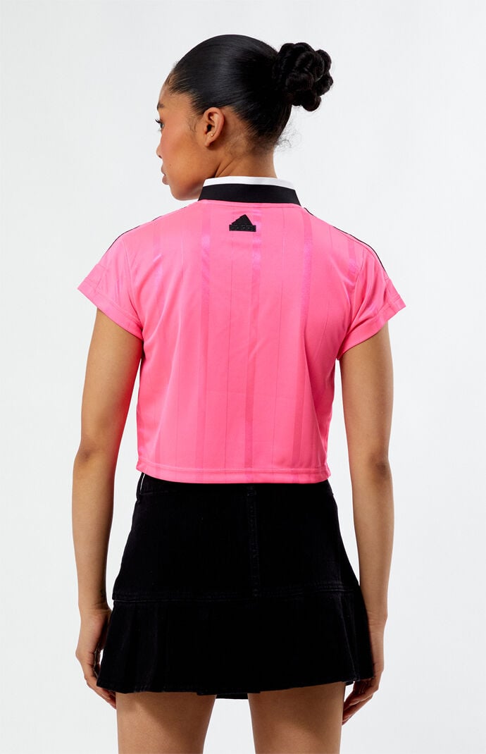 adidas Eco Pink Tiro Cropped Jersey | PacSun