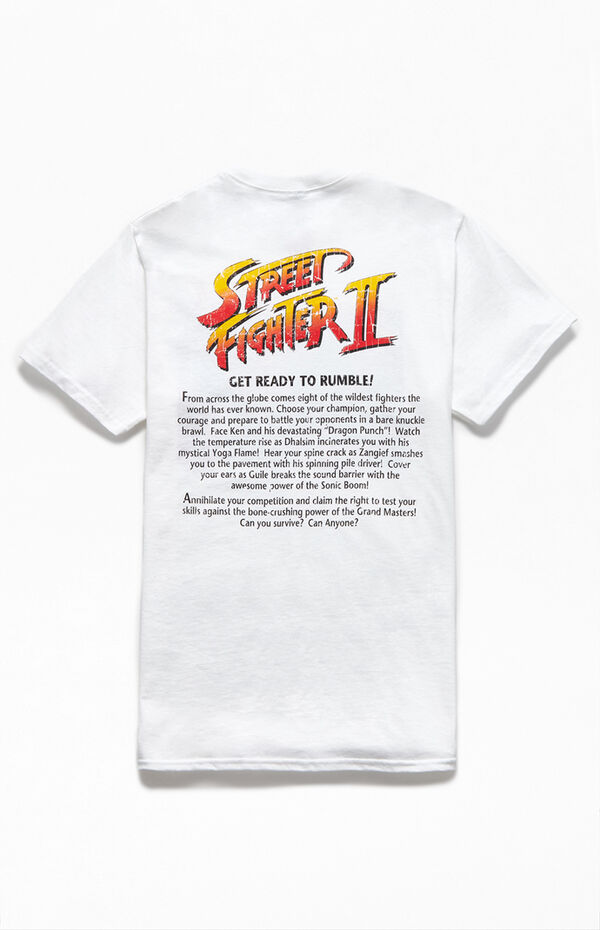 Street Fighter T-shirts Anime Fighting Game 3d Print Streetwear