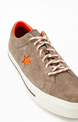 Green One Star Pro Suede Shoes image number 6