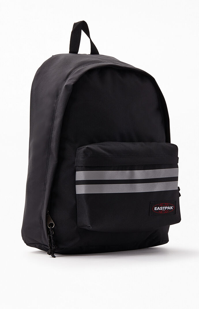 eastpak out of office reflective black