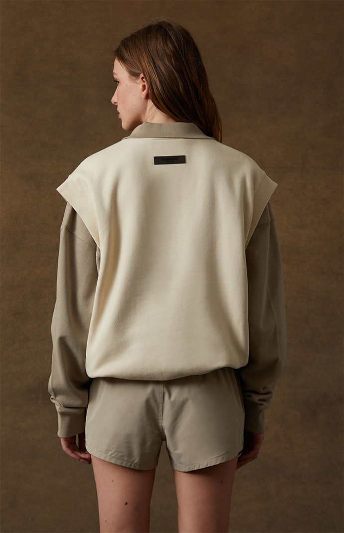 トップス ESSENTIALS VEST / WOOD Fear of God Essentials Women's Wood V-Neck Vest | PacSun