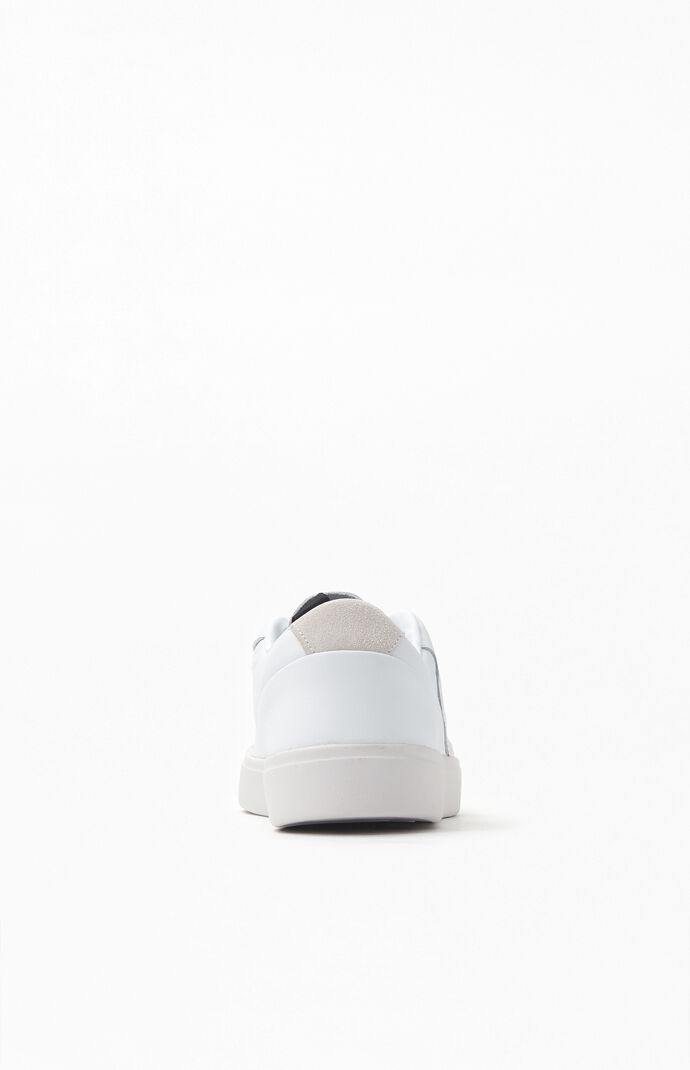Women's White Sleek Sneakers