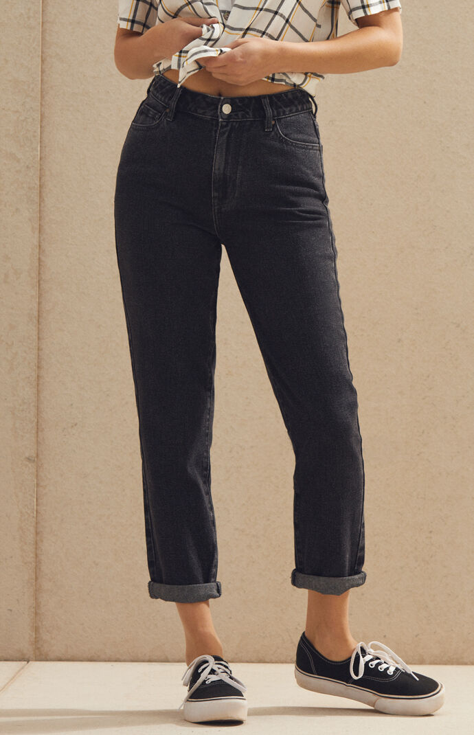 PacSun Throwback Black Mom Jeans | PacSun