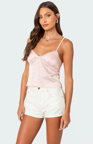 Imani Satin Tank Top image number 3