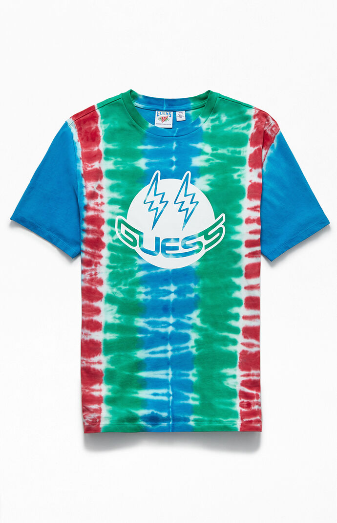 guess tie dye shoes