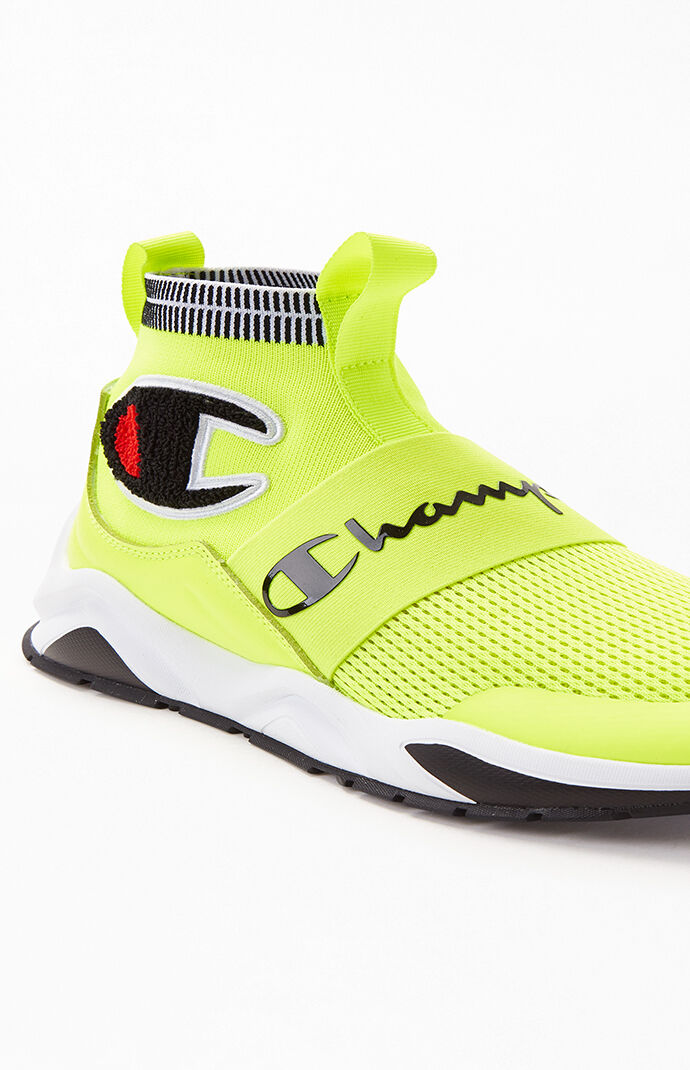 champion lime green shoes