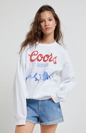 Coors Beer Vintage Crew Neck Sweatshirt image number 1