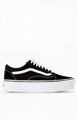 Black Old Skool Platform Sneakers image number 1