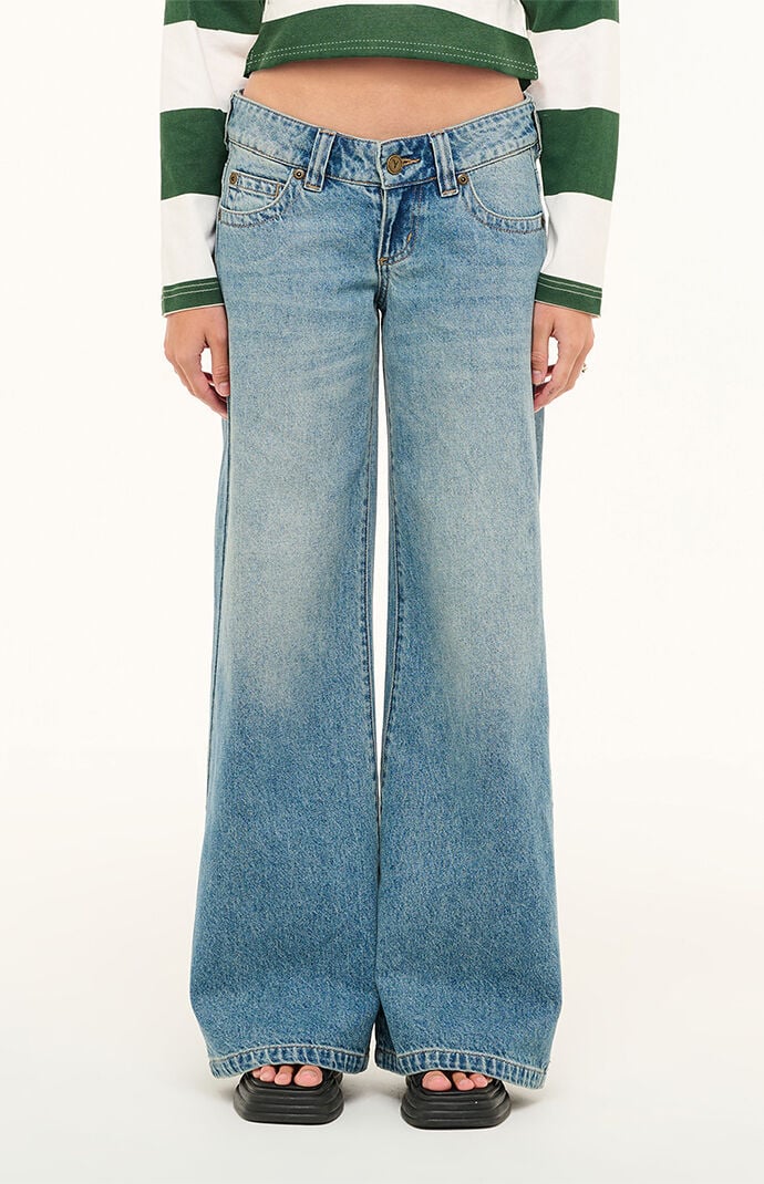 ABRAND Cassidy 00 Super Low Rise Wide Leg Jeans