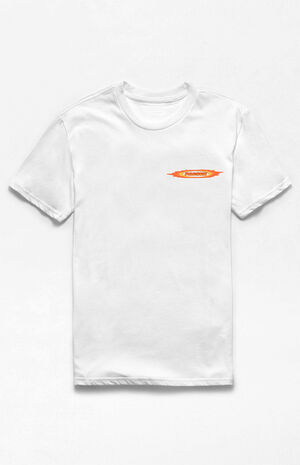 White Flames PacSun Logo T-Shirt image number 1