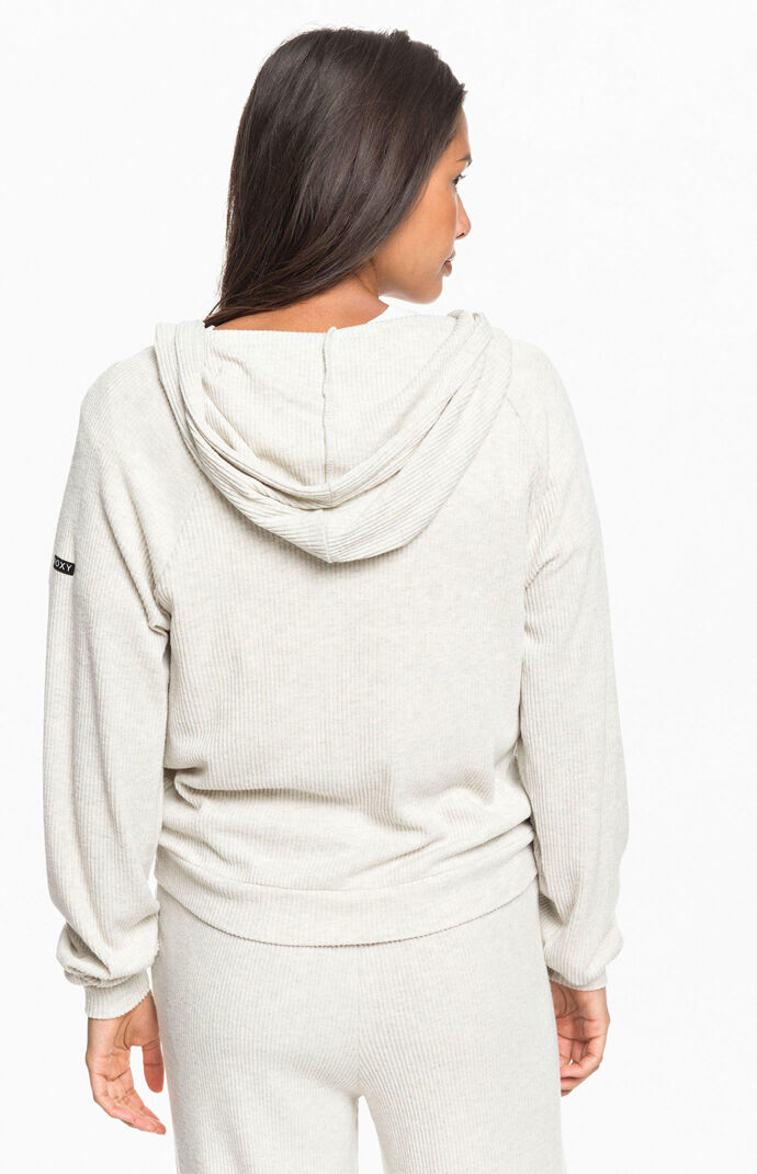 Like A Dream Ribbed Zip-Up Hoodie