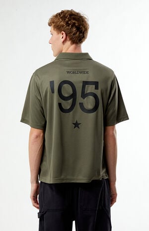 Olive Long Way Home Mesh T-Shirt&nbsp; image number 4