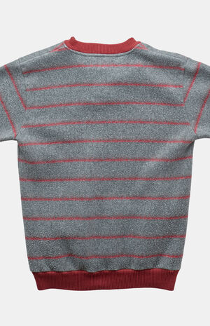 90s Striped  Henley Sweatshirt image number 2