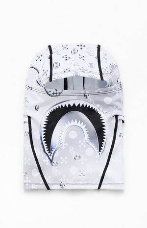 Warfare White Diamond Hooded Mask image number 2