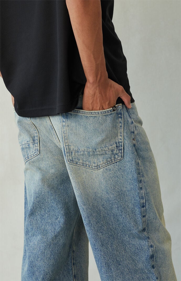 Pacsun Blake Extreme Baggy Jeans Medium Blue Tint