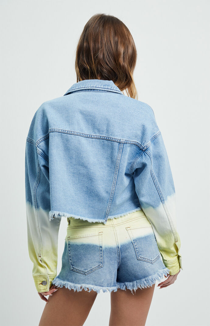 Spring Time Cropped Trucker Jacket