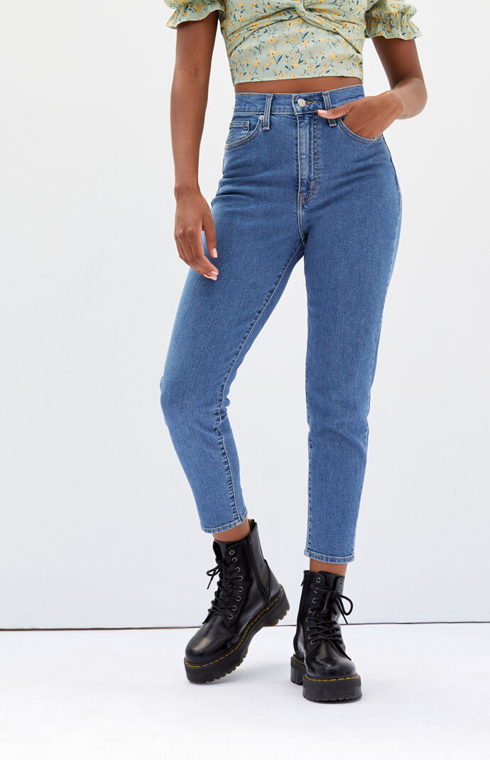high waisted taper