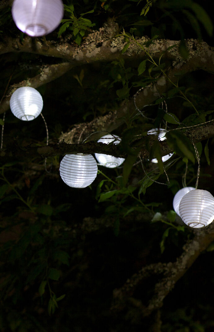 White Solar String Lights