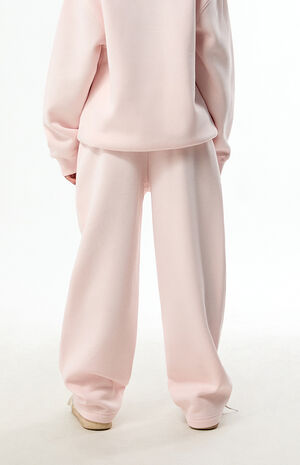 Pink Star Applique Baggy Sweatpants image number 4