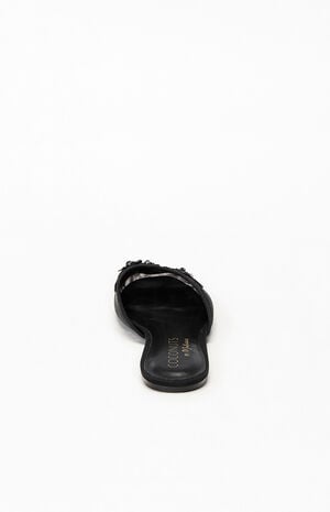 Women's Black Maven Mesh Mules image number 3