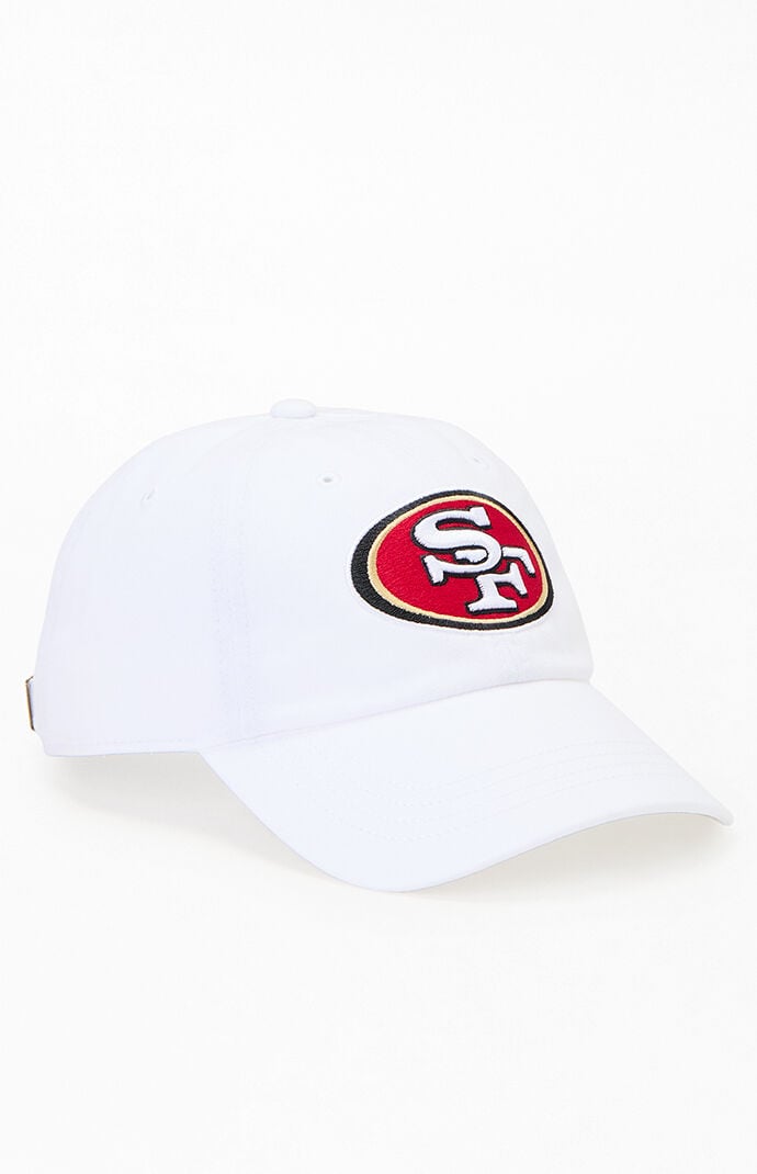 Women's '47 White San Francisco 49ers Miata Logo Clean Up Adjustable Hat