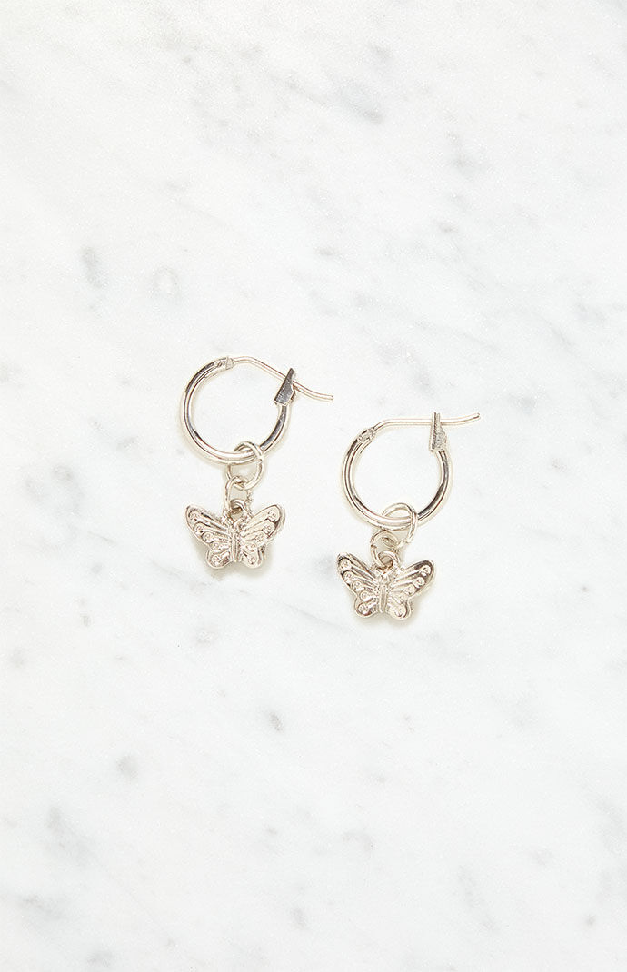 Pacsun butterfly earrings top