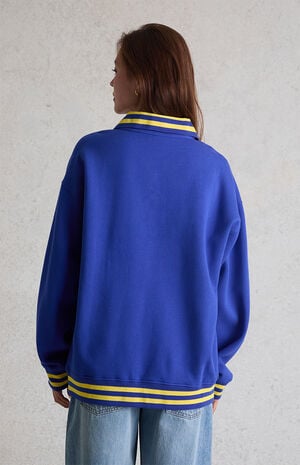 x NFL LA Rams Long Sleeve Polo Sweatshirt image number 5