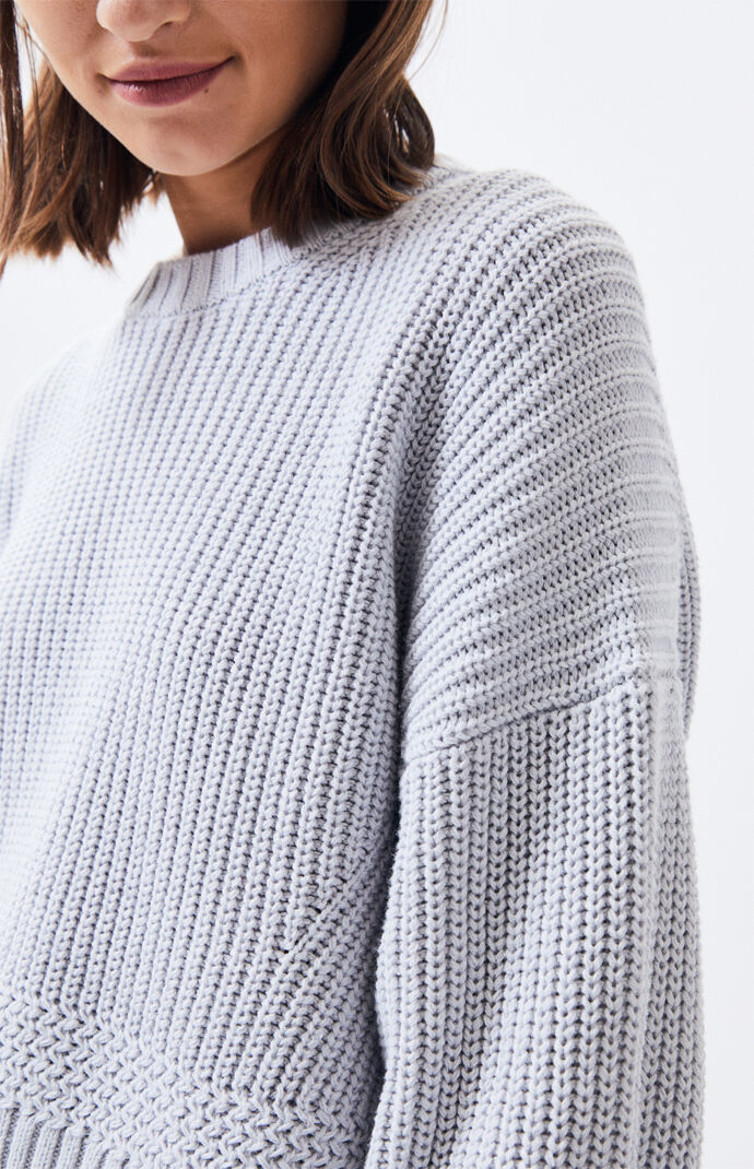 Mix Stitch Pullover Sweater
